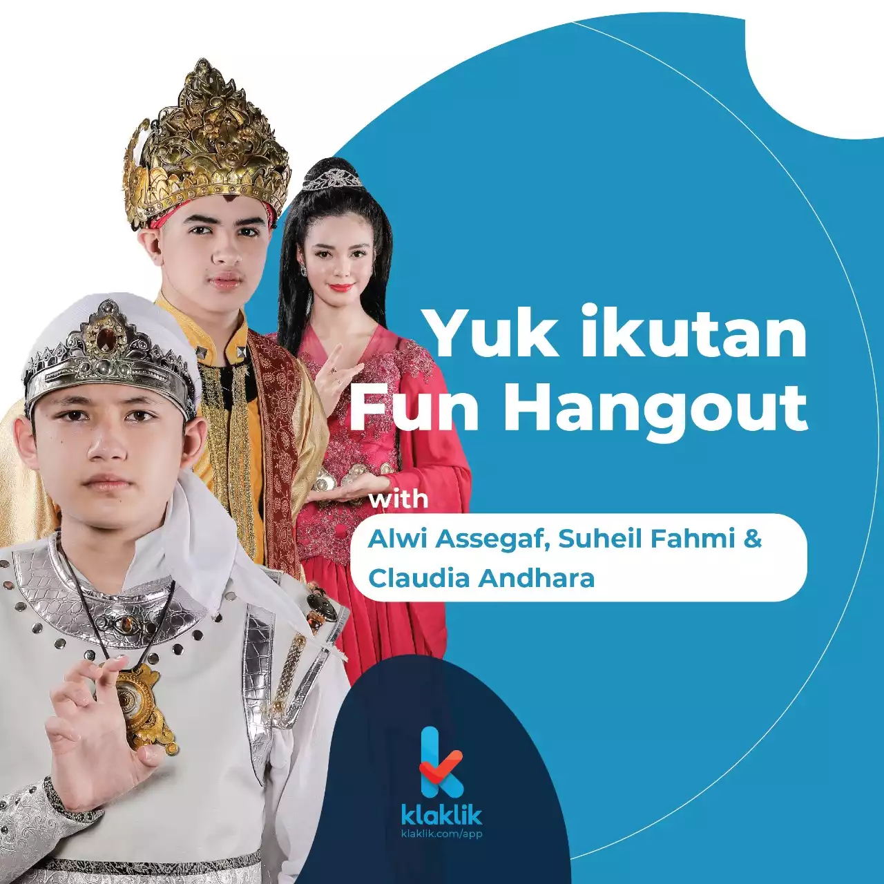 Klaklik Studio Fun Hangout with Rifky Balweel & Claudia Andhara 